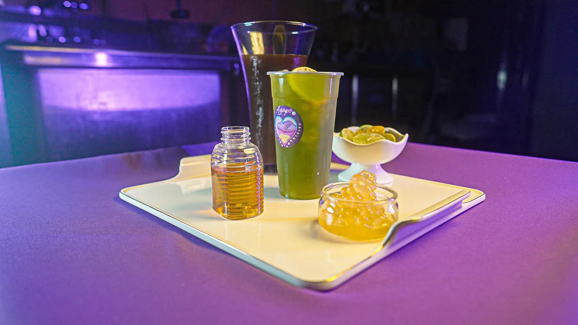 Green tea with lemon